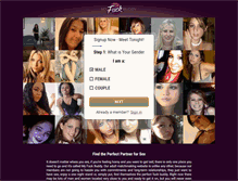 Tablet Screenshot of myfuckbuddy.com